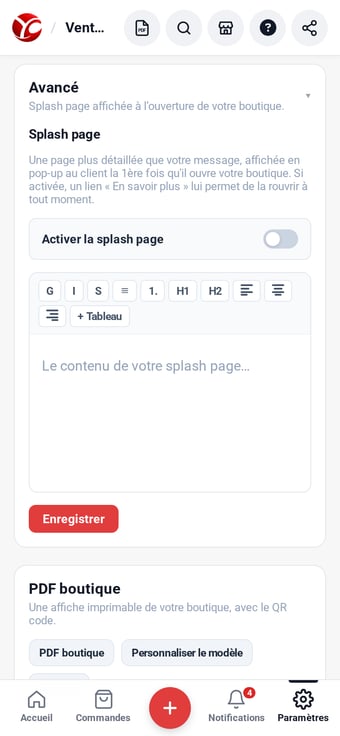 Ma page de vente